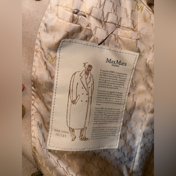 MAX MARA 101801 ICON MADAME WOOL & CASHMERE DOUBLE BREASTED COAT - Picture 16 of 16